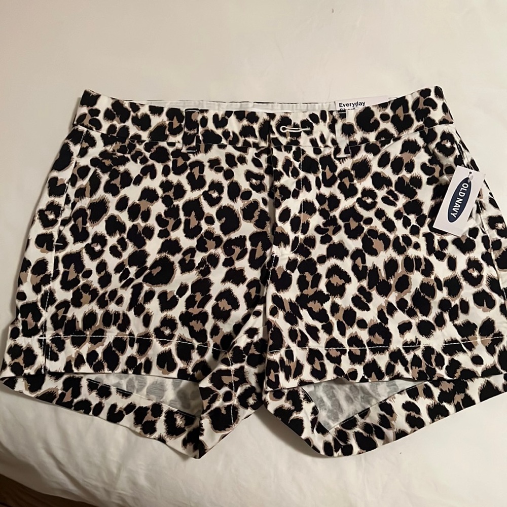 Old Navy Cheetah Print Everyday Shorts